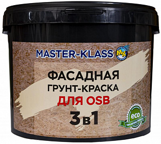 Фасадная грунт-краска для OSB 3 в 1 - 1 кг (упаковка 5 шт)