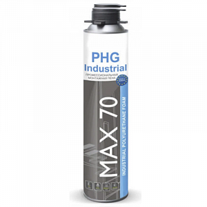 Профессиональная монтажная пена PHG Industrial MAX 70 под пистолет 100 ML
